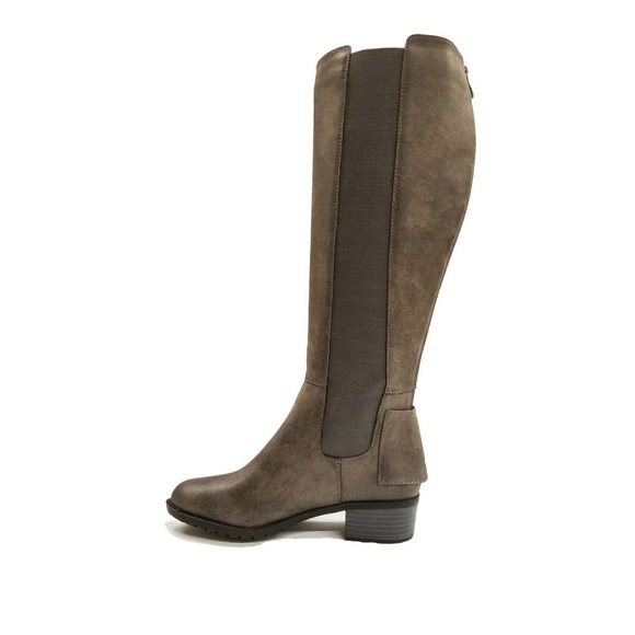 New Rustic Smoke Extra Wide Calf Riding Boot - Picture 2 of 3